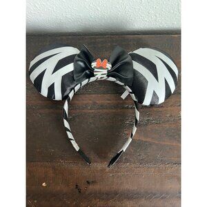 Disney Halloween Minnie Ears – Black & White Striped
